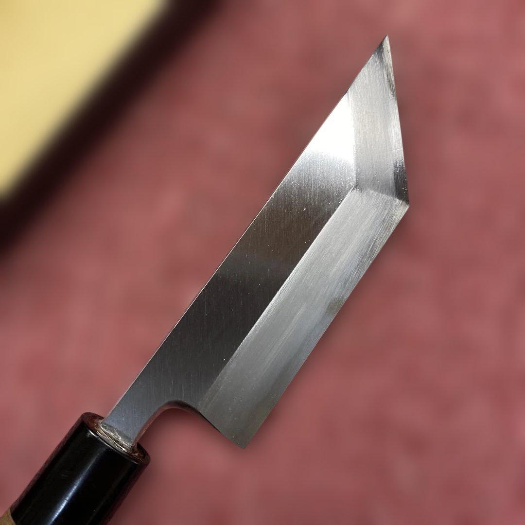 白ニ鋼　うなぎ裂き包丁　120㎜ 4寸