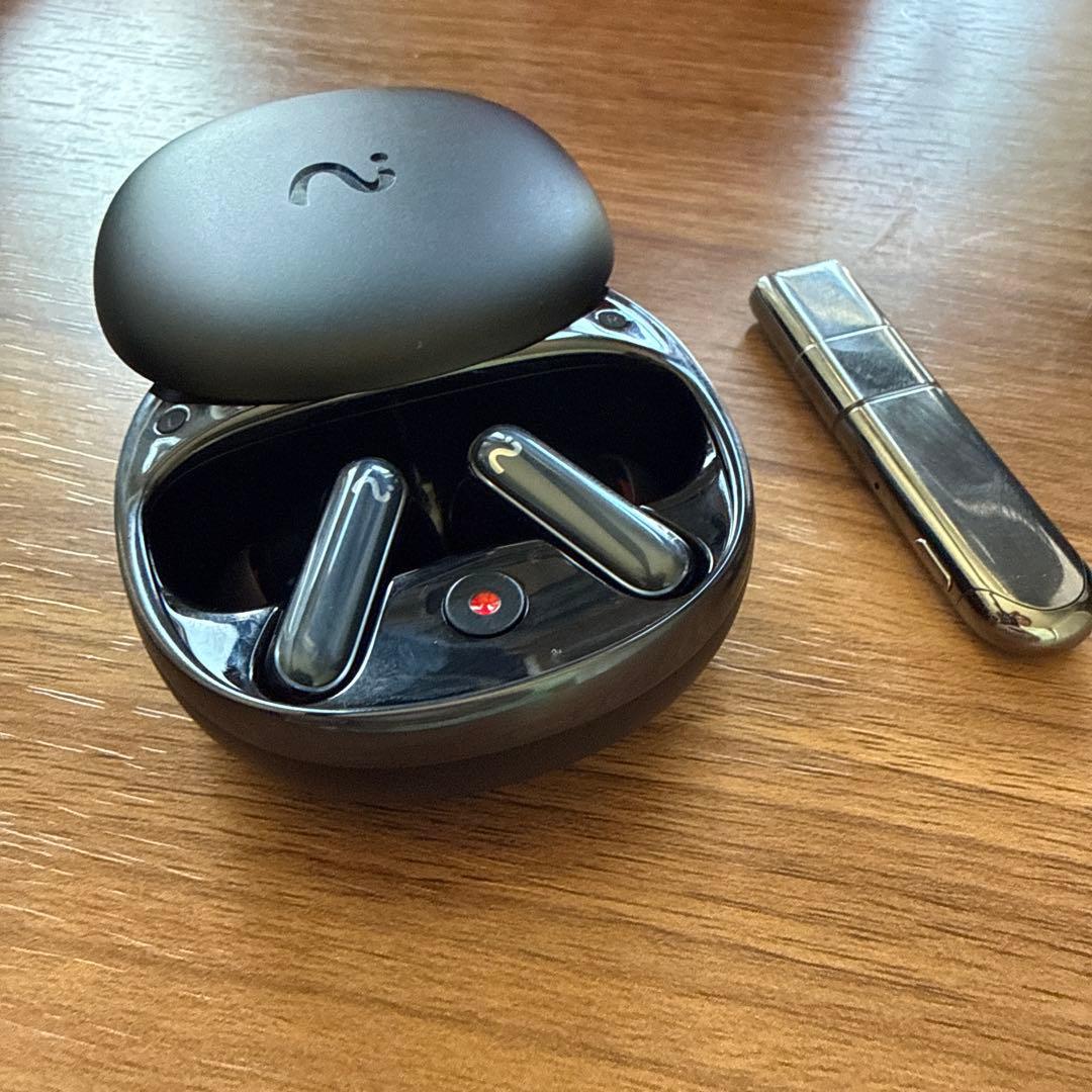 viaim 会議録音可能 多機能ワイヤレスイヤホン 充電ケース付き