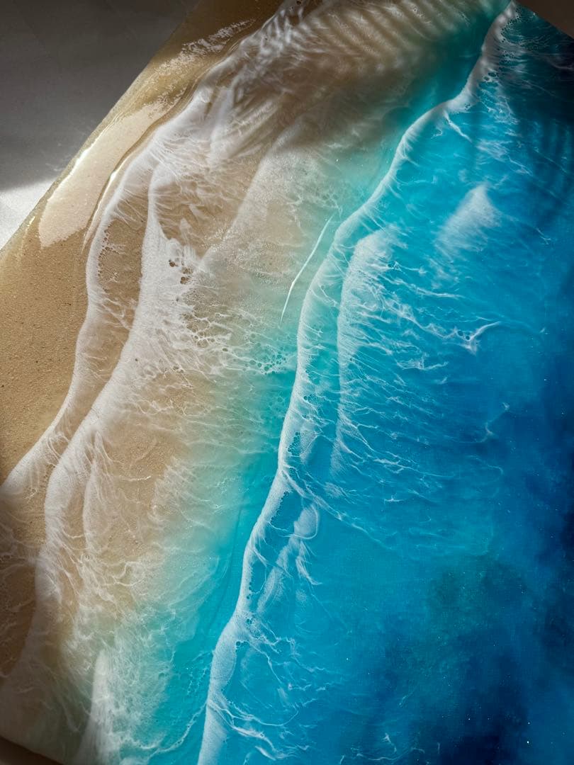 レジンアート　海アート　BIGパネル　オーシャンアート　インテリアパネル