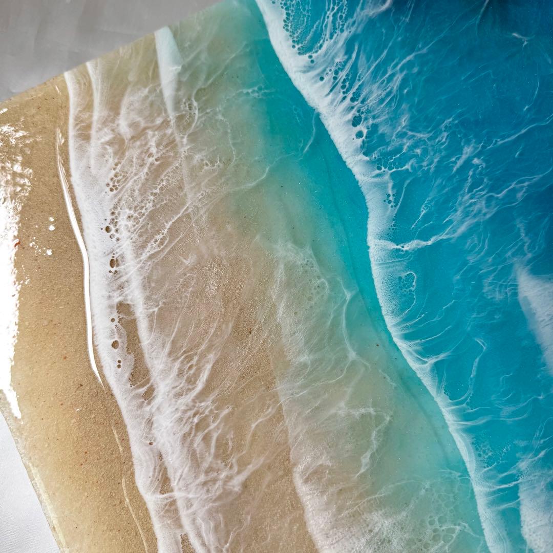 レジンアート　海アート　BIGパネル　オーシャンアート　インテリアパネル