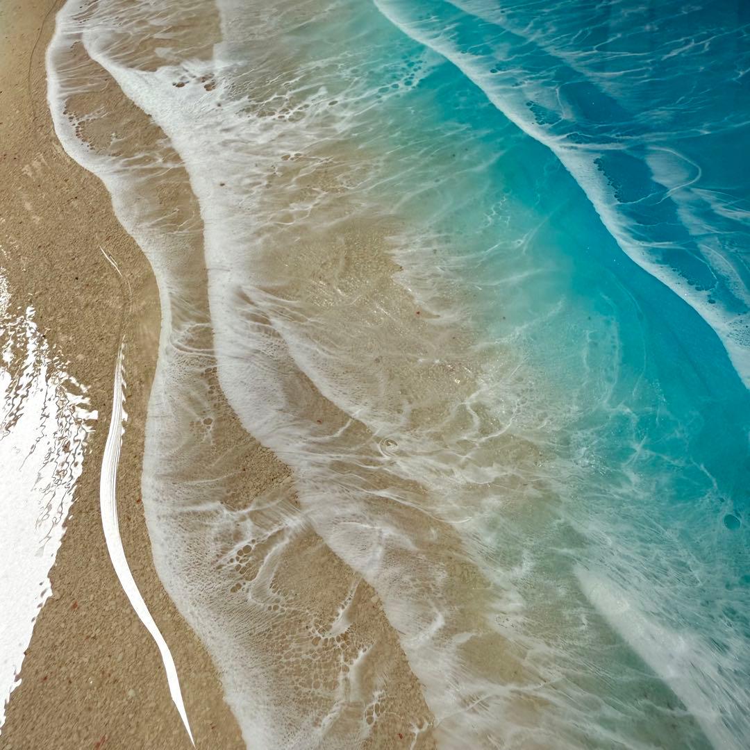 レジンアート　海アート　BIGパネル　オーシャンアート　インテリアパネル