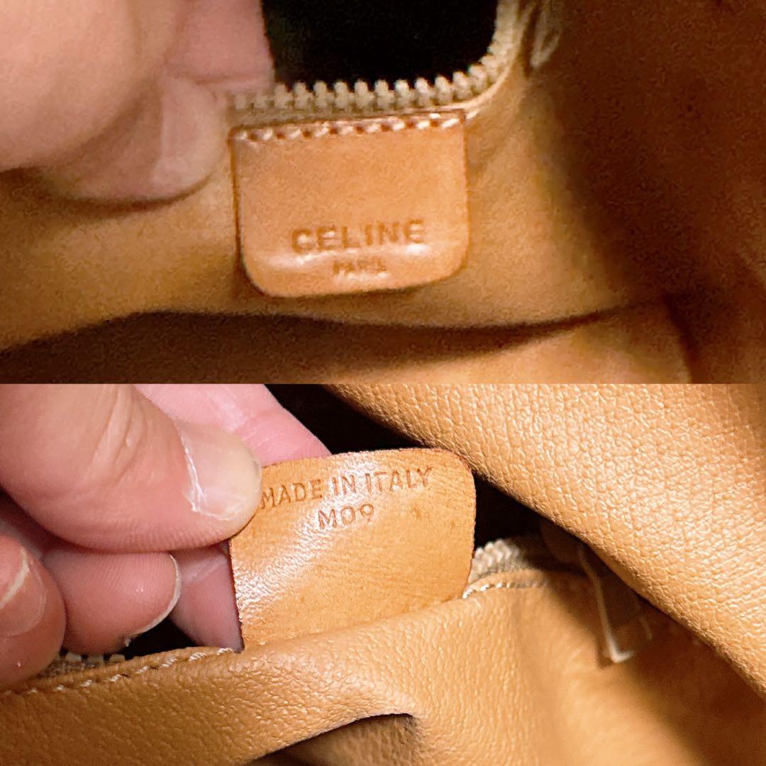 『美品』CELINE(セリーヌ)ショルダーバッグ PVC マカダム柄