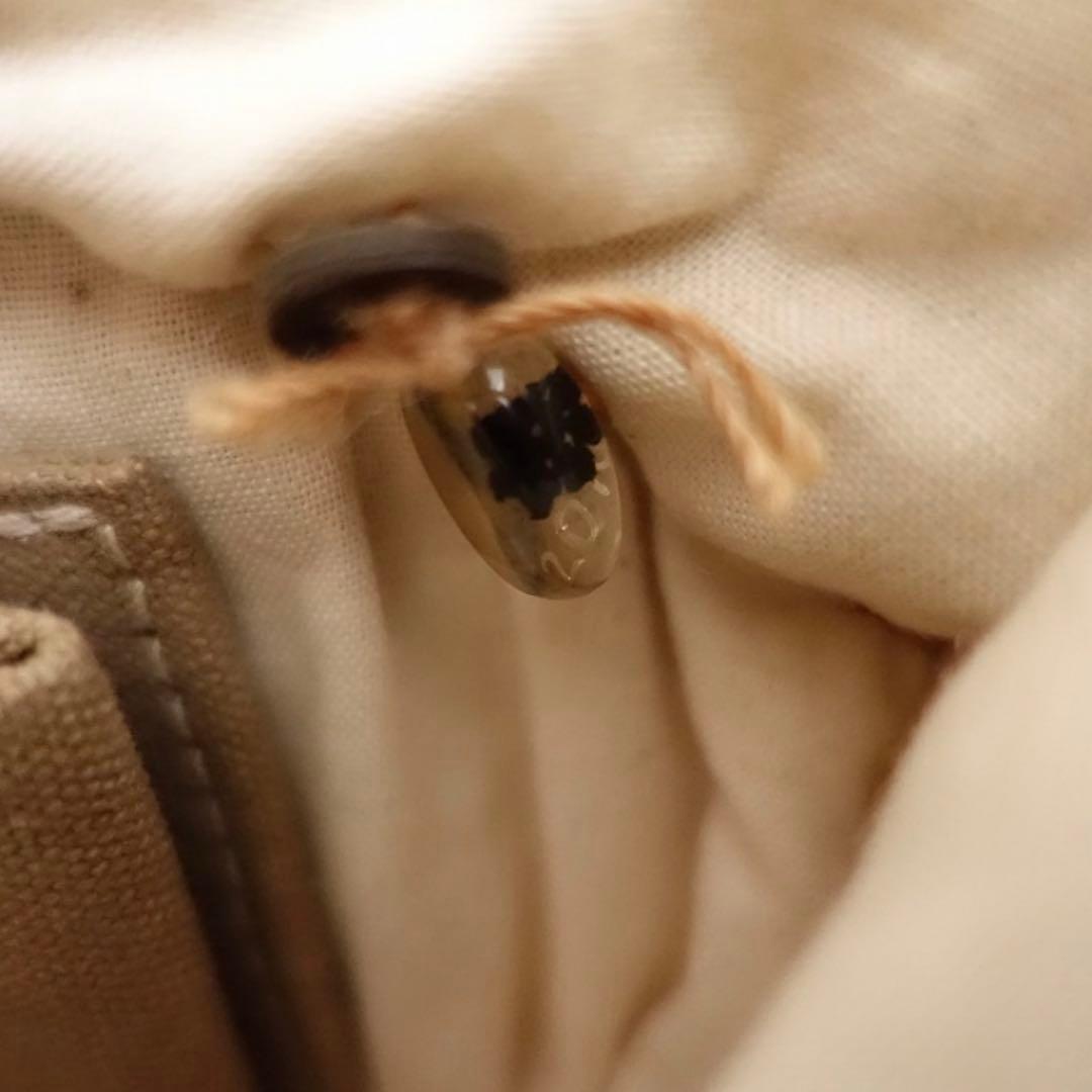 【美品】 エバゴス かごバッグ ハンドバッグ トートバッグ 紅籐 リネン 牛革