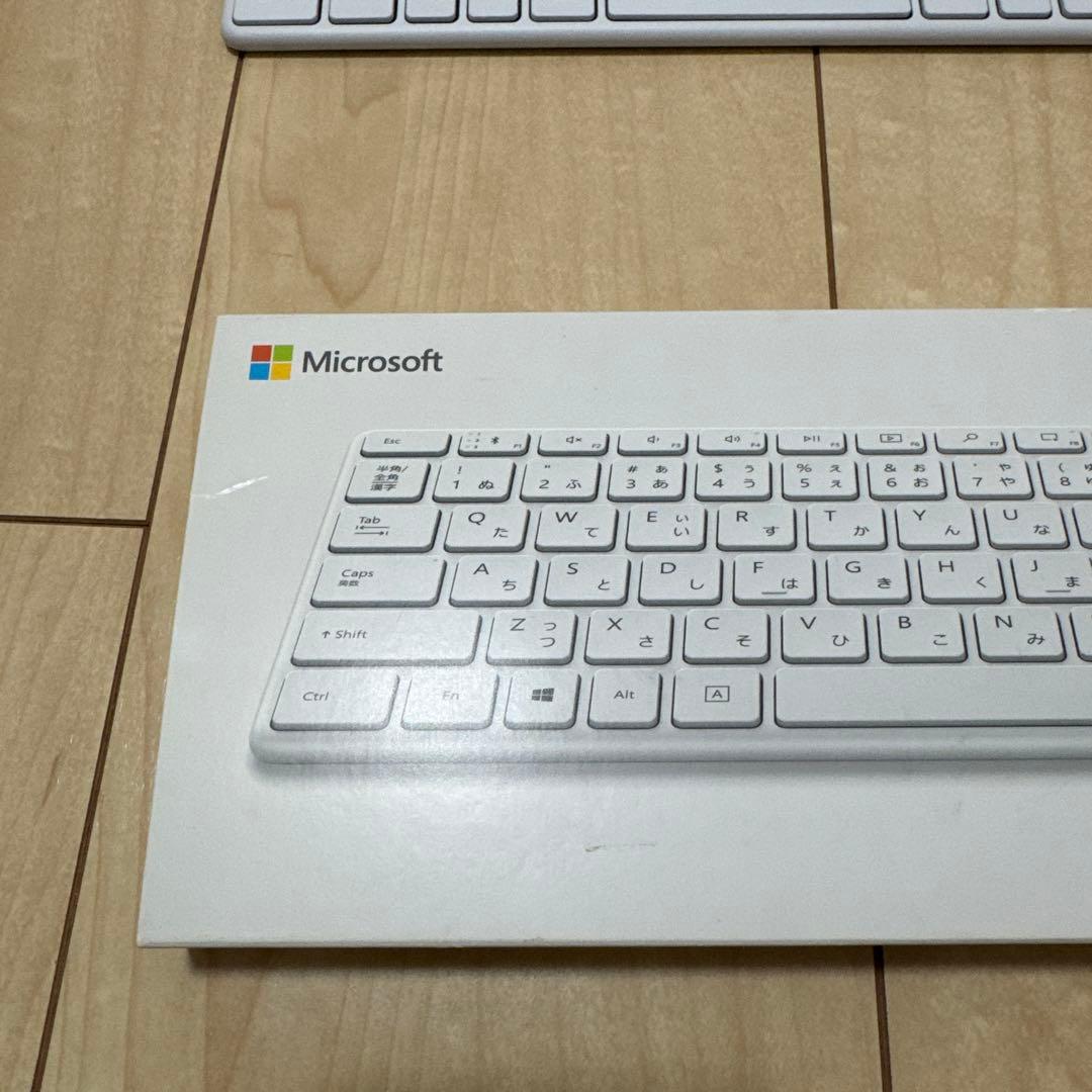 Microsoft デザイナーコンパクトキーボード日本語配列　白