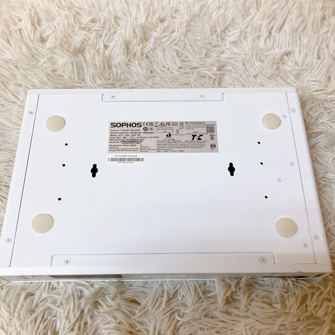 SOPHOS XGS136 セキュリティルーター ソフォス ファイヤーウォール