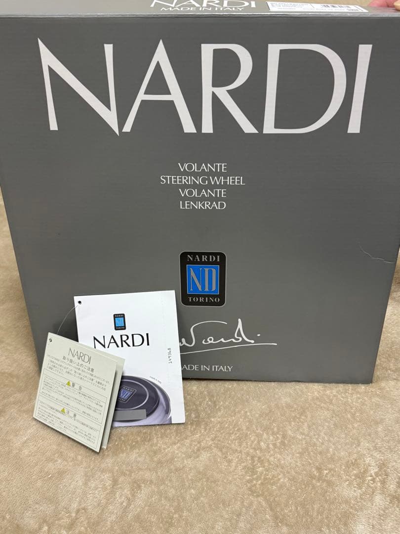 Nardi ステアリングホイール E. Nardiサイン入り2024限定モデル
