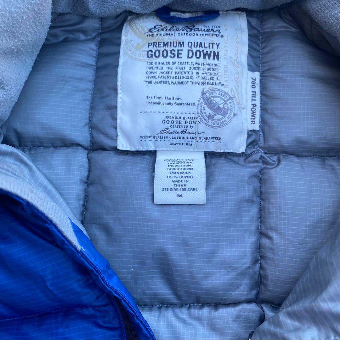 00s エディーバウアー down puffer jacket ブルー