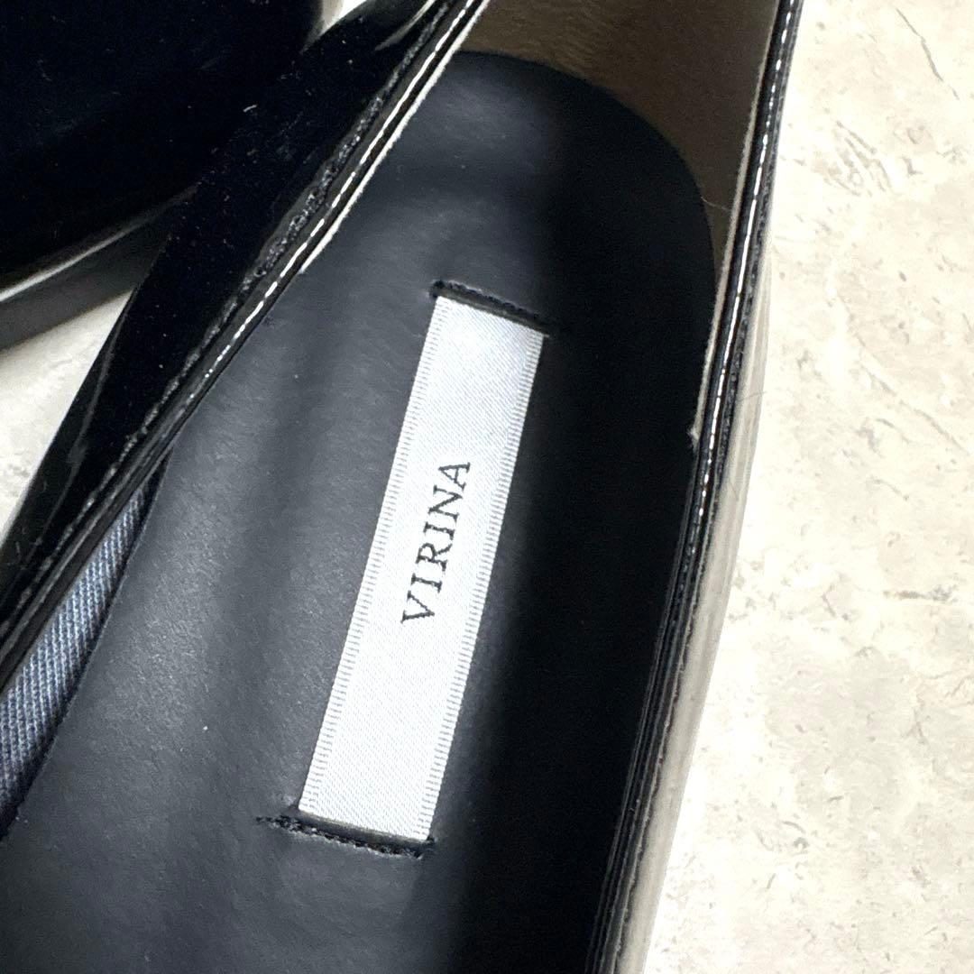 VIRINA （ヴィリーナ）　晴雨兼用エマリボンバレエシューズ （ブラック）