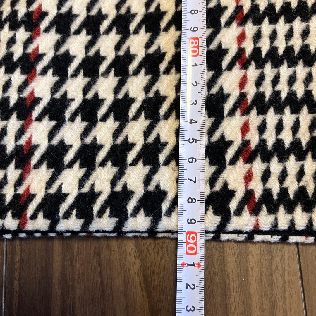 M'sニットトップス チェック柄スカート 38