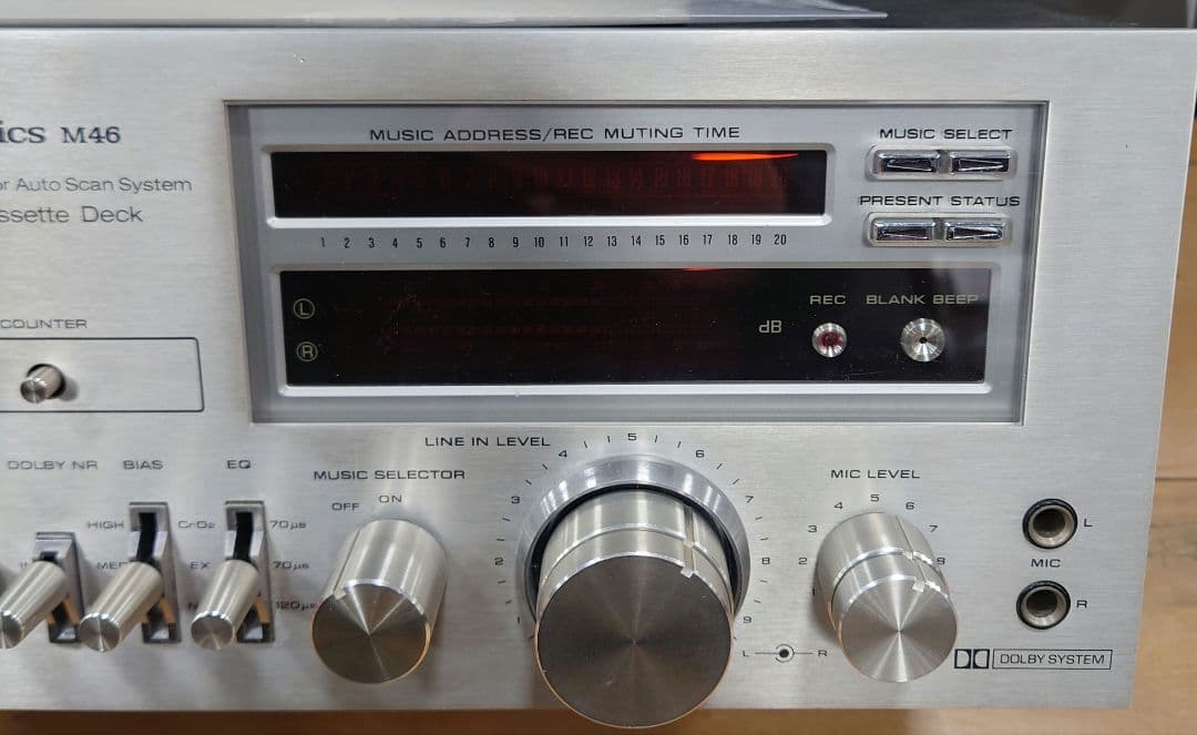 【￥74,800・1979年】Technics　RS- M46 カセットデッキ