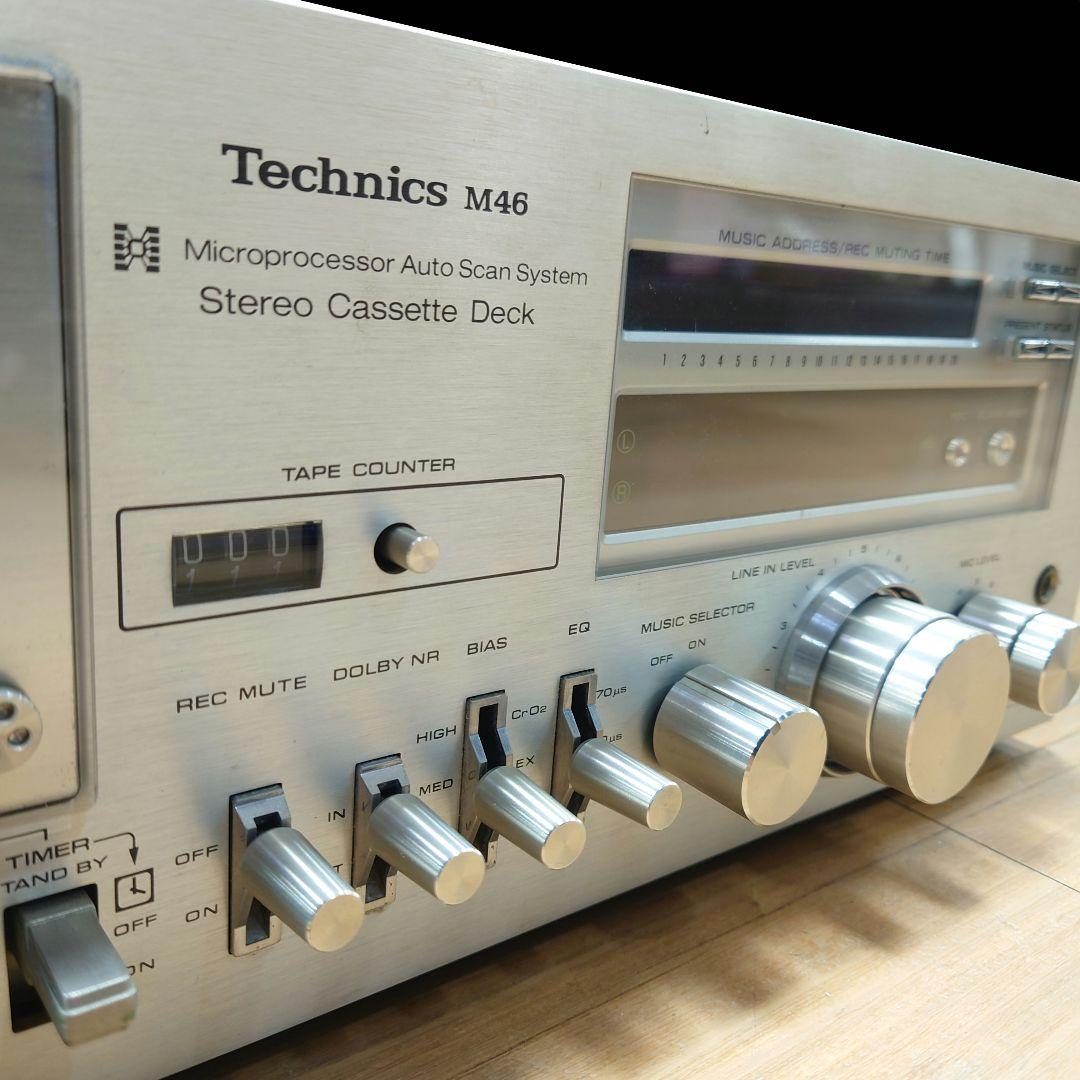 【￥74,800・1979年】Technics　RS- M46 カセットデッキ