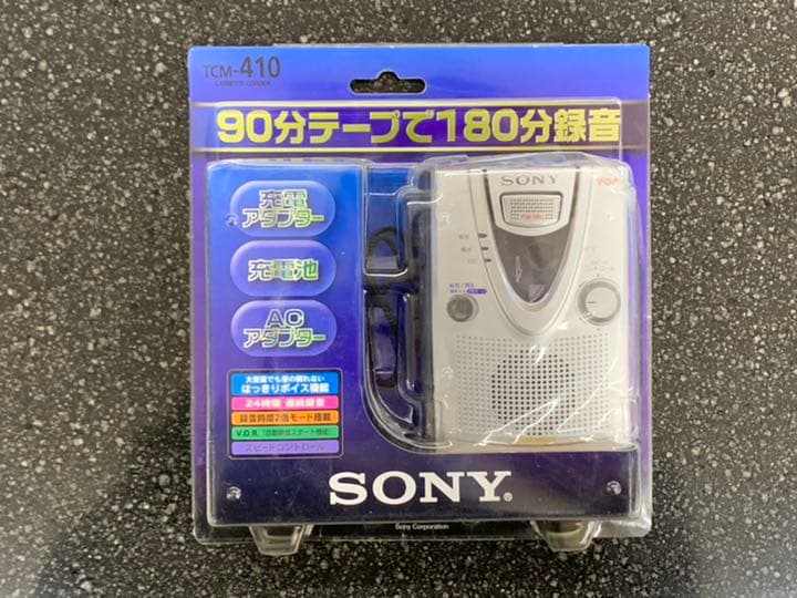 【未使用品】SONY ポータブルカセットレコーダー TCM-410