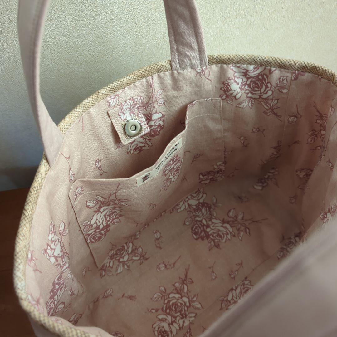 ✿リバティ✕パッチワーク✿　カテドラルウィンドウのバッグ　２点　ふぉれすと様