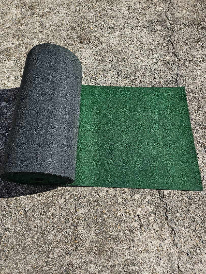 【新品】本格ポリエステル不織布 防草シート(明るめグリーン)厚手　巾1m×40m