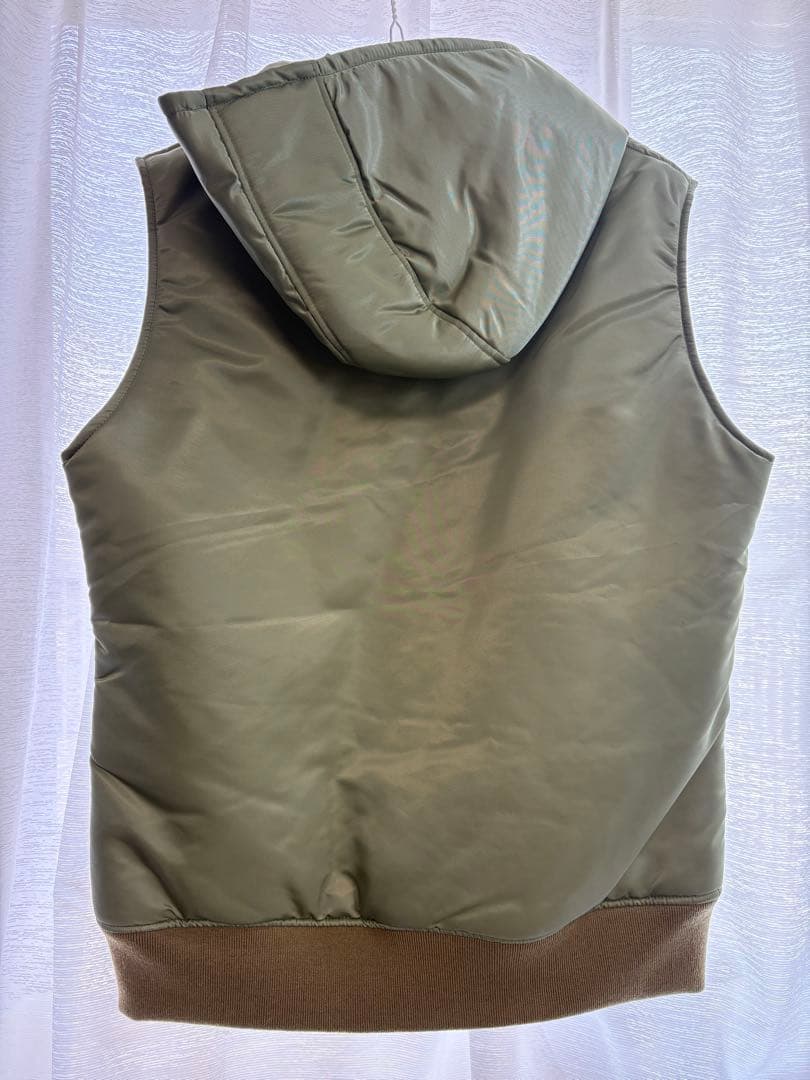 トップス folkod High Neck Hooded MA-1 Type Vest