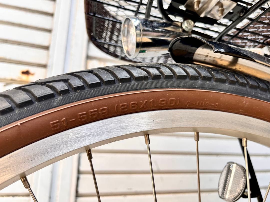 ③ 【送料無料】ヤマハ PAS mina 電動アシスト自転車26インチ　書類あり