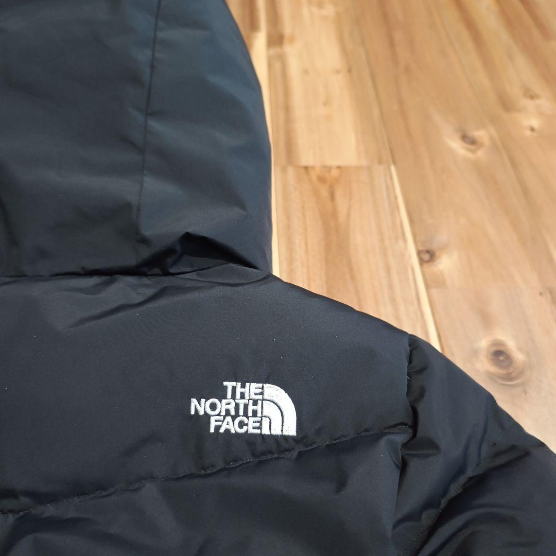 美品　限定　ノースフェイス　ロング　ダウンジャケット　ブラック　キッズ110