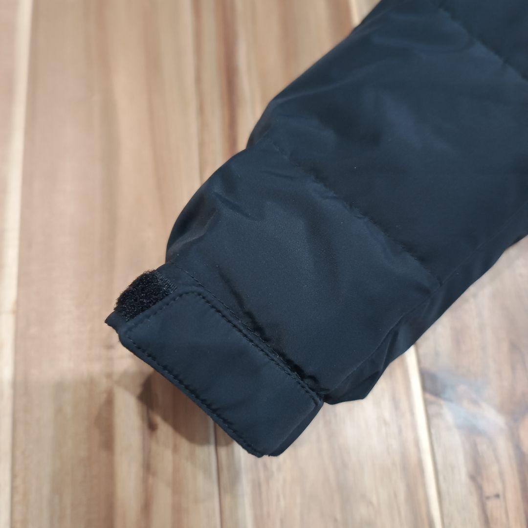 美品　限定　ノースフェイス　ロング　ダウンジャケット　ブラック　キッズ110