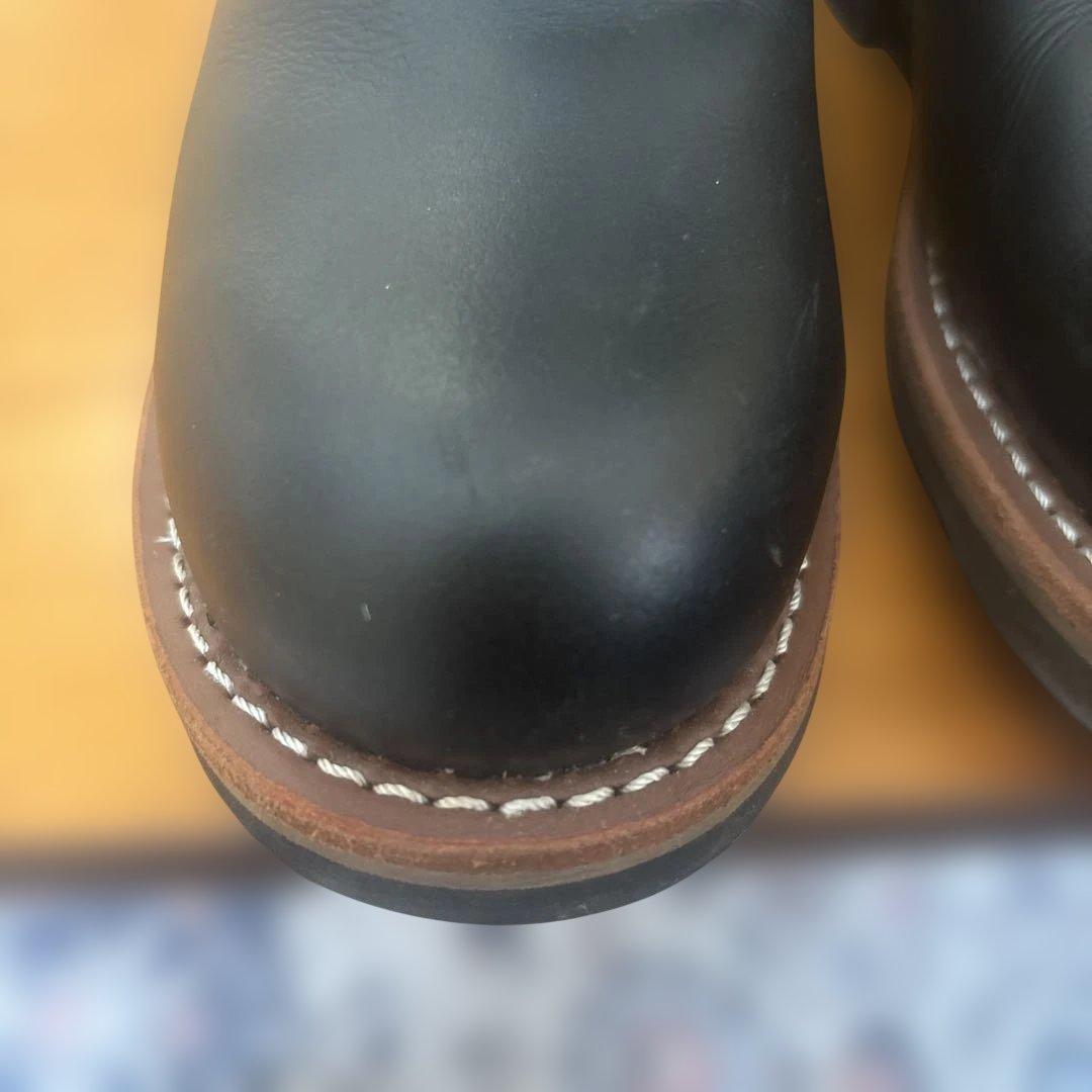 AVIREX ブラックエンジニアブーツ US 8.5