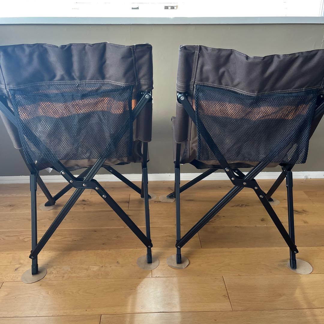 Ogawa ローチェアII ブラウン 2脚セット