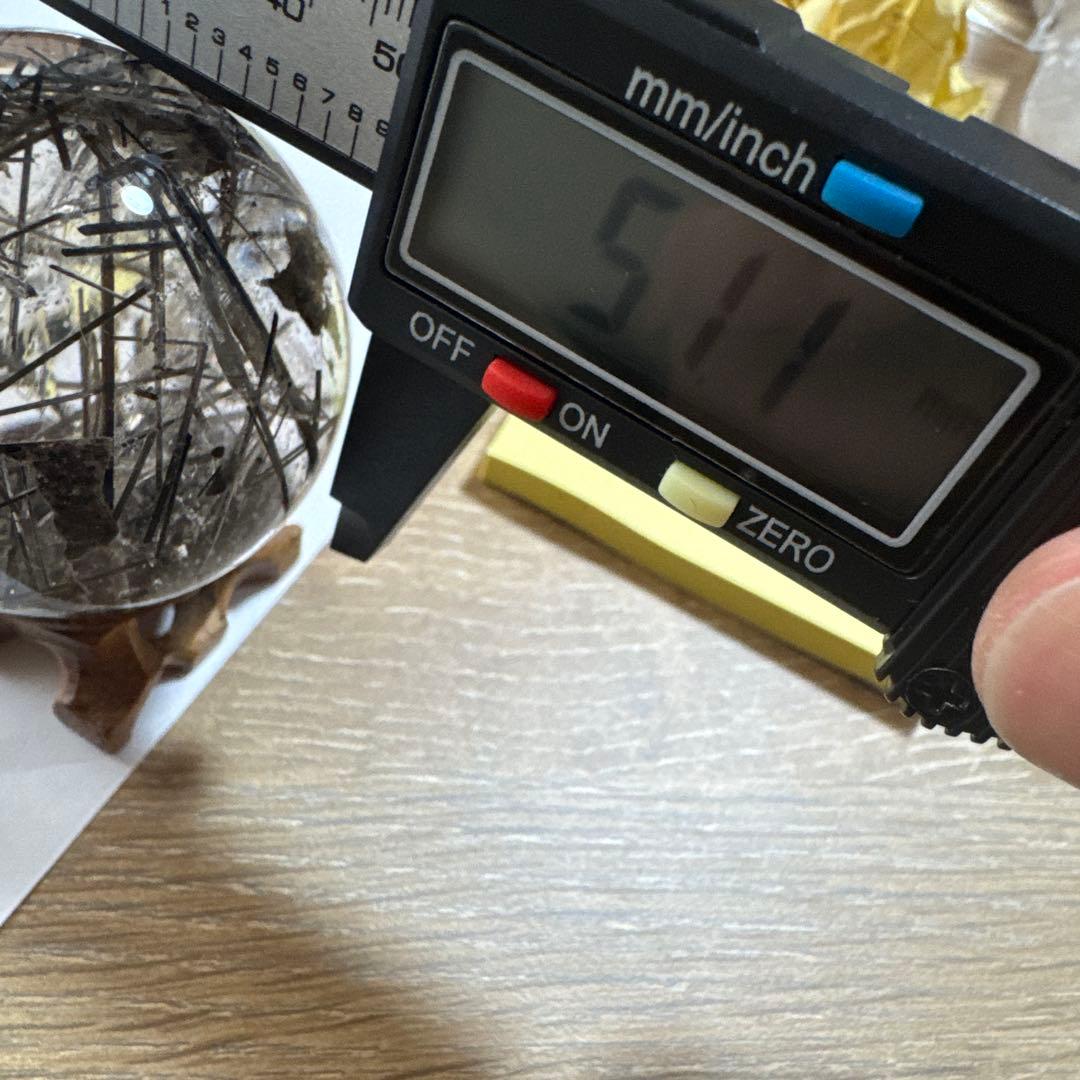 希少　高品質　ブラックルチルスフィア　透明度　水晶　丸玉　黒水晶