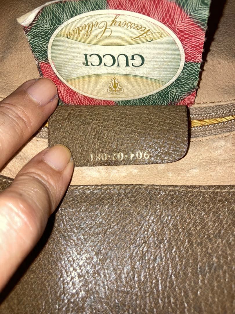 Miima GUCCI オールドグッチ　紙タグ　ショルダー