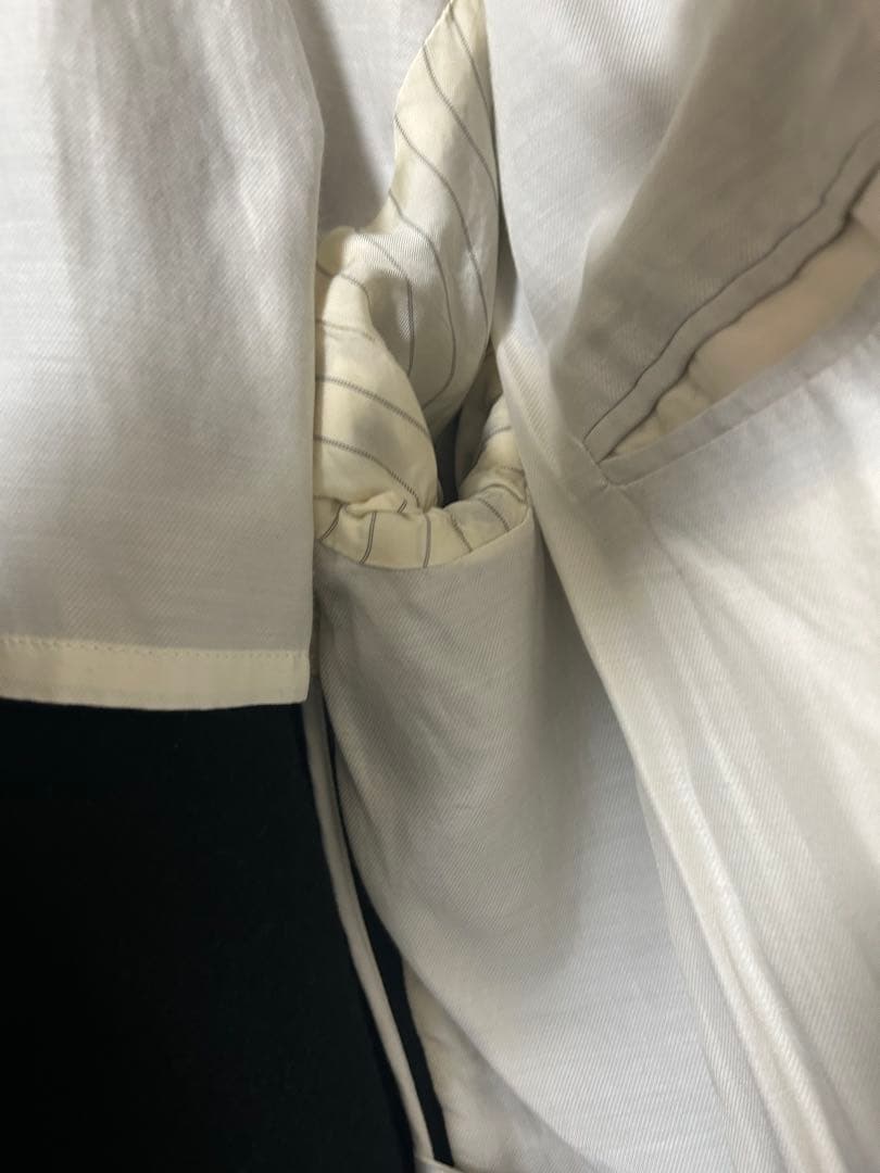 Whim Gazette ワイドカラーピーコート　黒