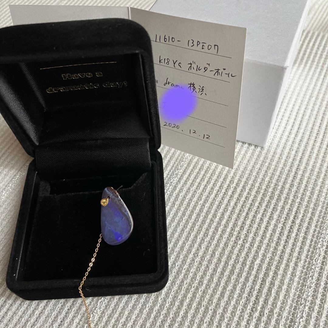 MONAKA jewellery ボルダーオパール　ピアス　片耳