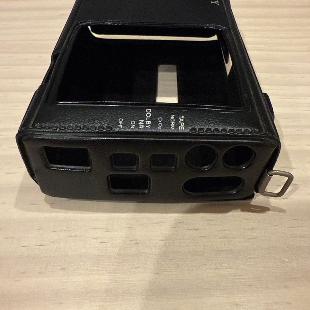 【希少】ソニー カセットテーププレーヤー ウォークマン WM-D3 革ケース付