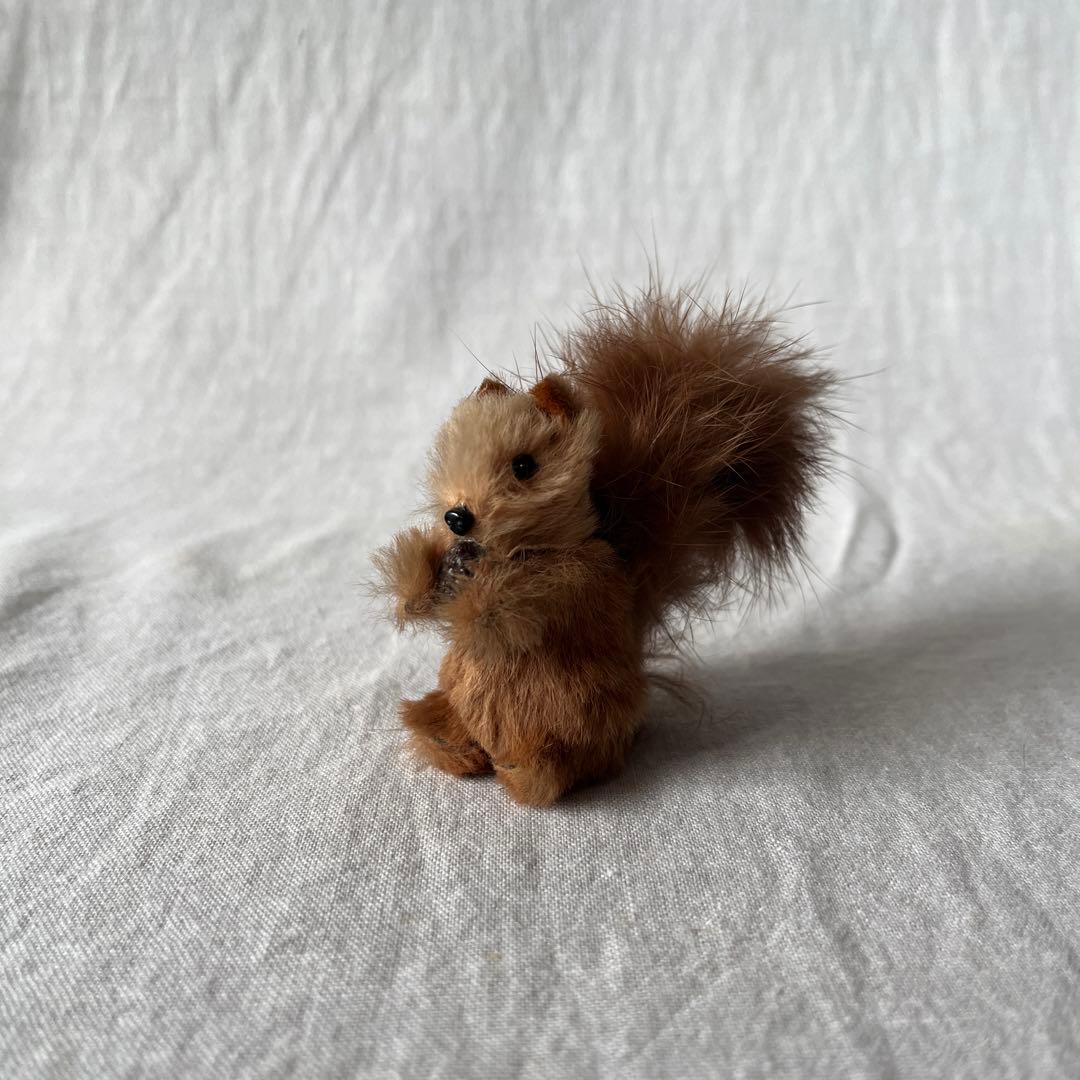 アンティーク　レア　ドイツ　りす　人形