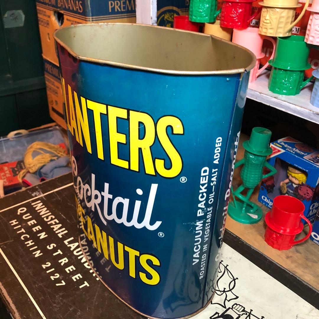 ミスターピーナッツ　1970s ゴミ箱　ビンテージ