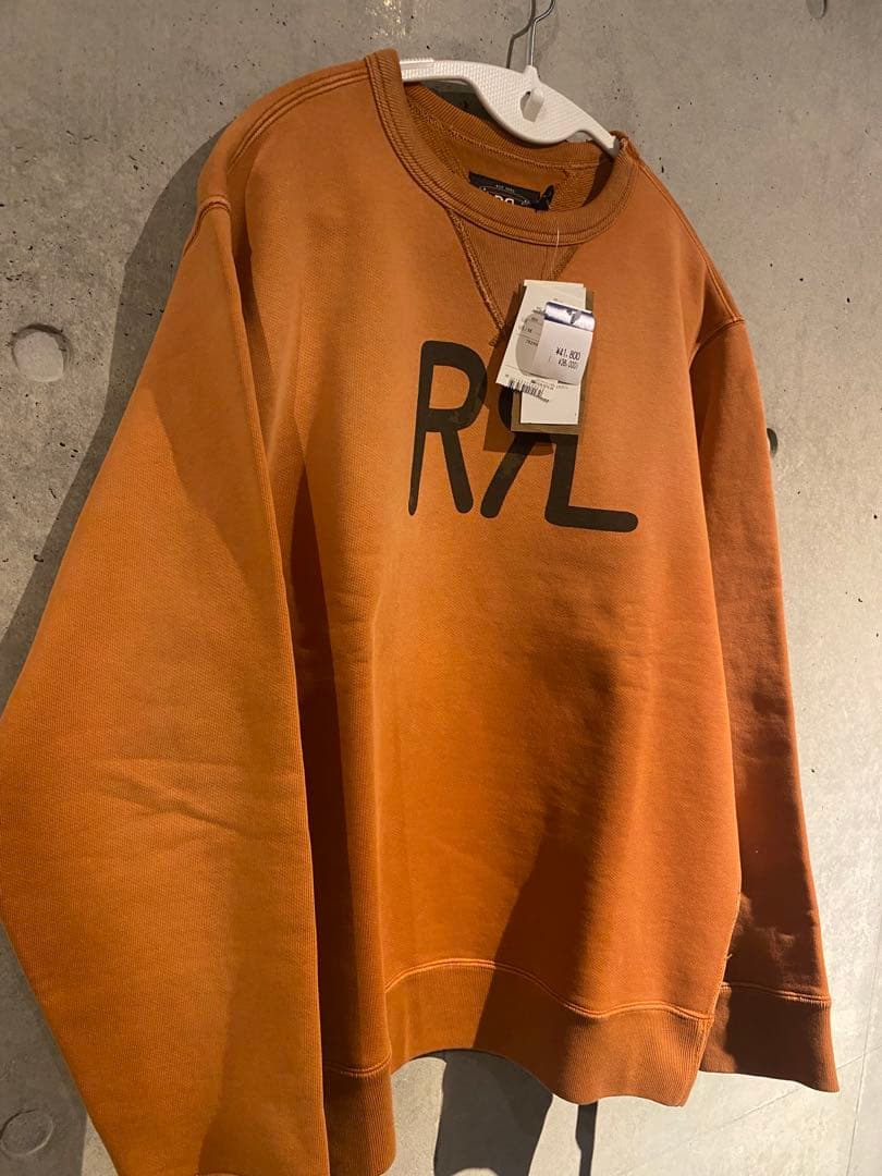 新品未使用品【RRL】ランチ ロゴ スウェットヴィンテージ加工M ロンハーマン