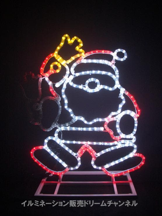 サンタクロース イルミネーション サンタ モチーフ ライト 屋外使用可能
