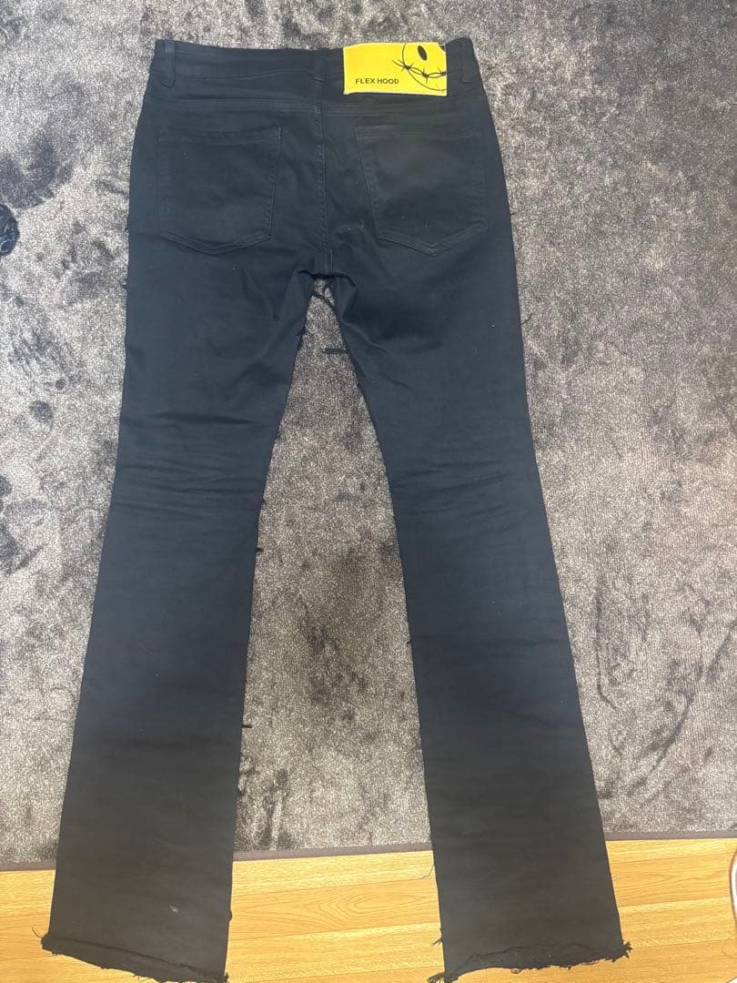 flex hood クラッシュフレアデニム　L VALABASAS guapi