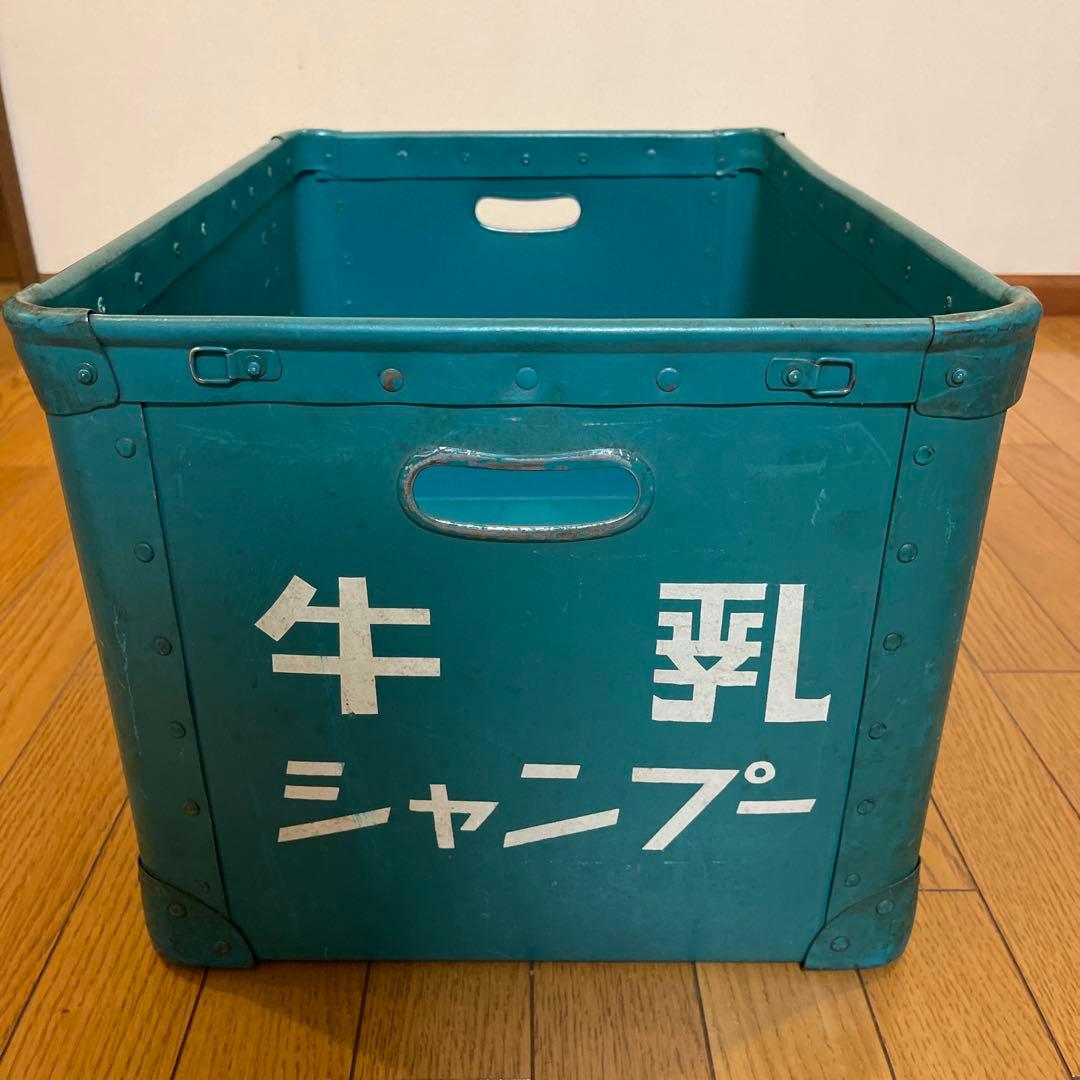 ボテ箱　昭和レトロ 牛乳石鹸 アンティーク雑貨