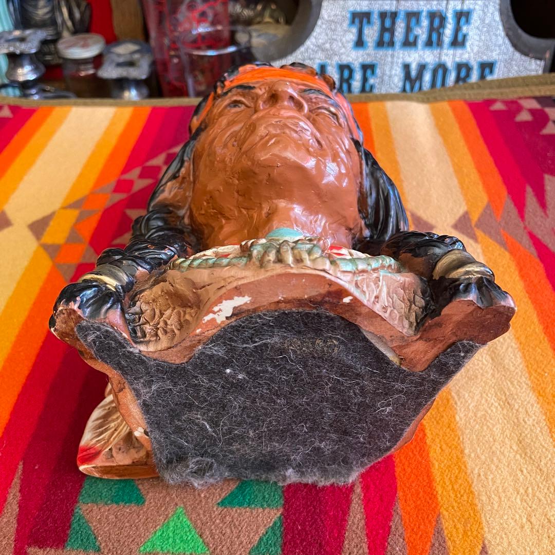 希少レア！60's ネイティブアメリカン像　USAアンティークナバホ族アリゾナ州