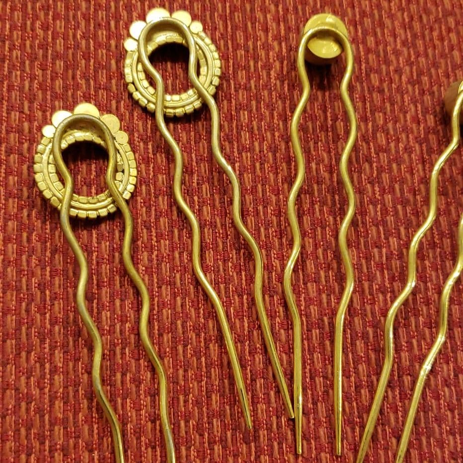 アンティーク　ヴィンテージ　髪飾り かんざし　4本セット