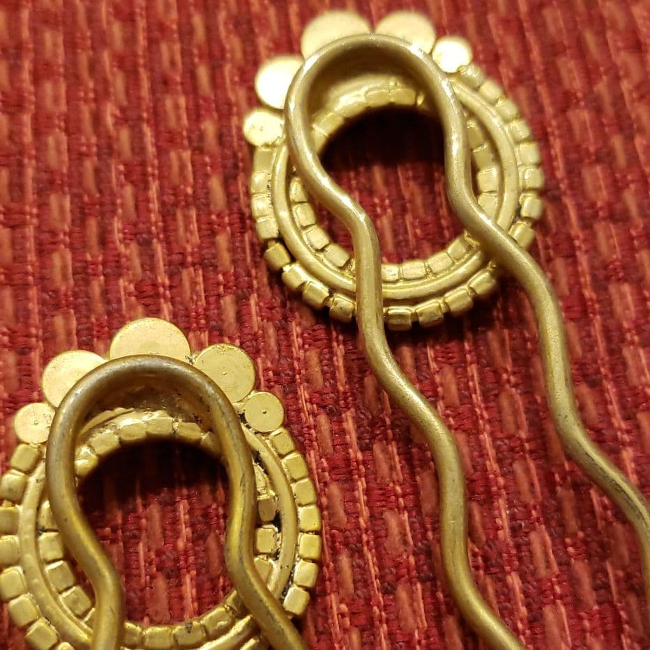 アンティーク　ヴィンテージ　髪飾り かんざし　4本セット