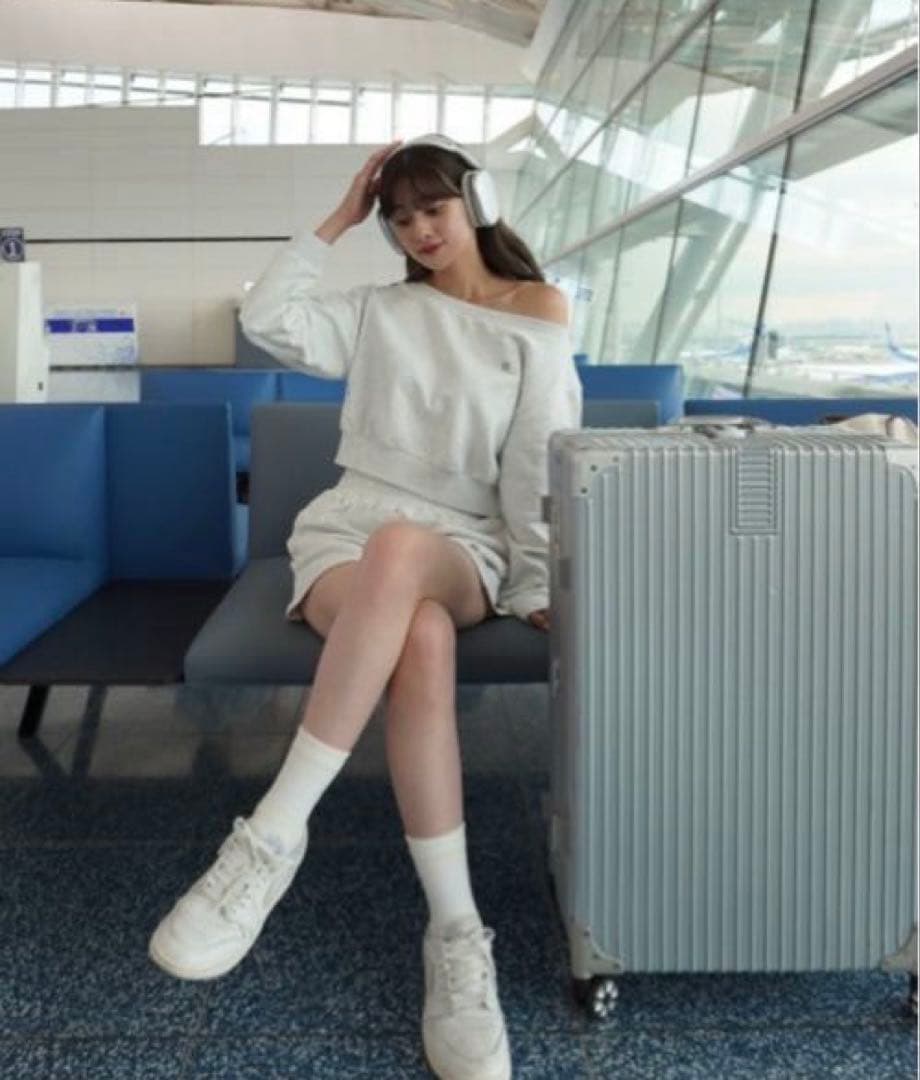 美品❣️Her lip to Flight Mode 上下セットアップ　gray