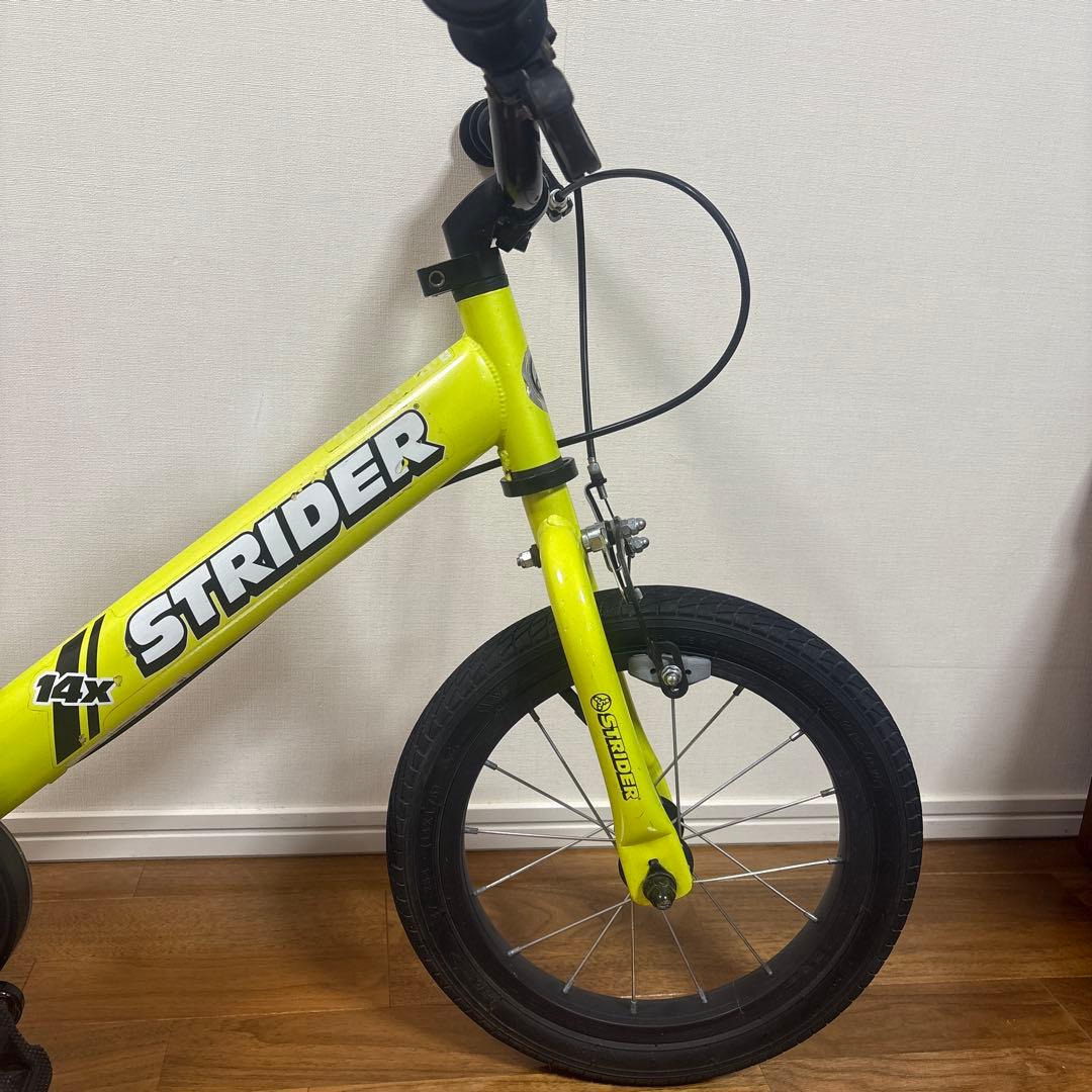 STRIDER ストライダー14X ライムイエロー　廃盤色