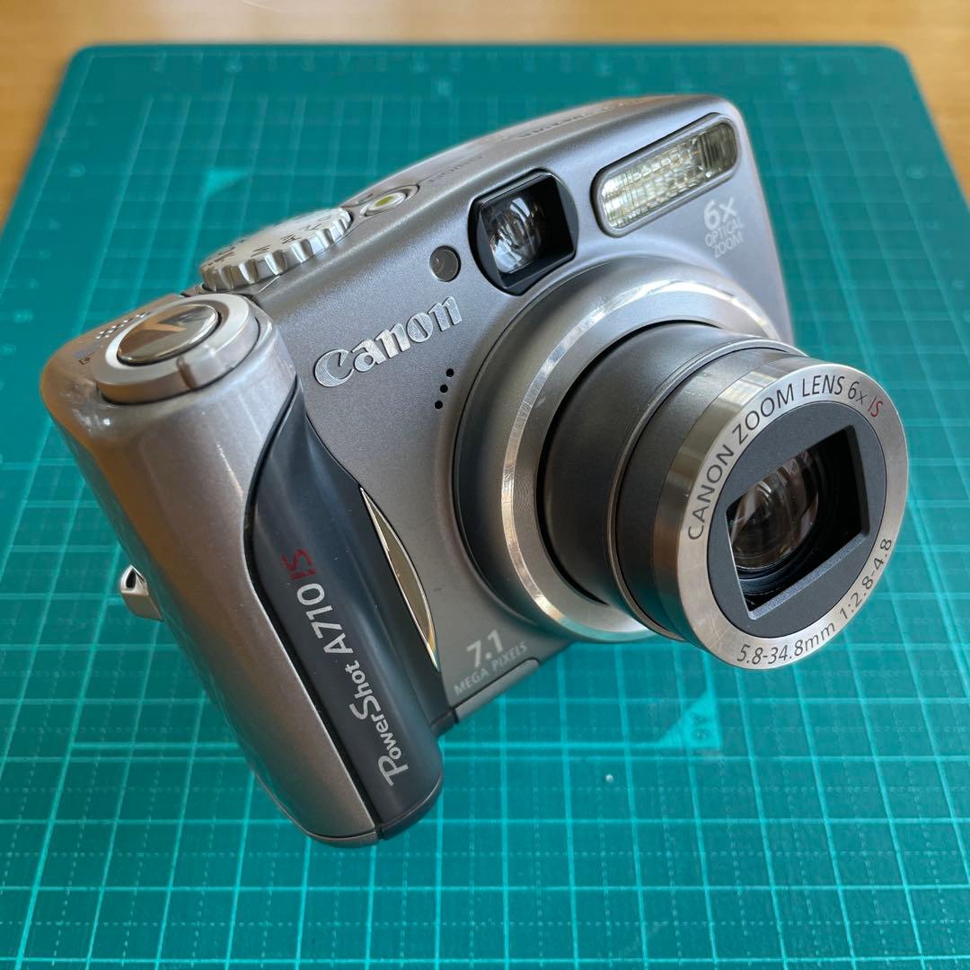 オールドコンデジ Canon PowerShot A710 IS レトロデジカメ