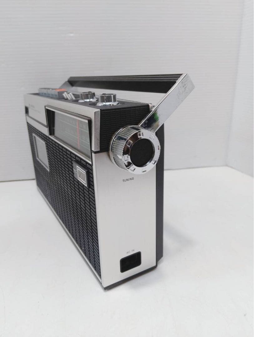 【昭和レトロ】ナショナル FM/AMラジオカセット MAC RQ-433元箱付き