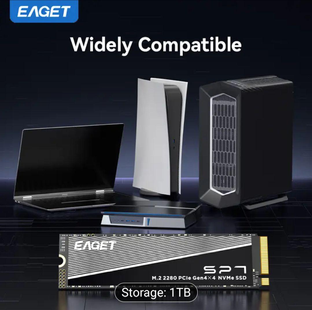 内蔵型SSD EAGET SP7 1TB M.2 2280 NVMe SSD