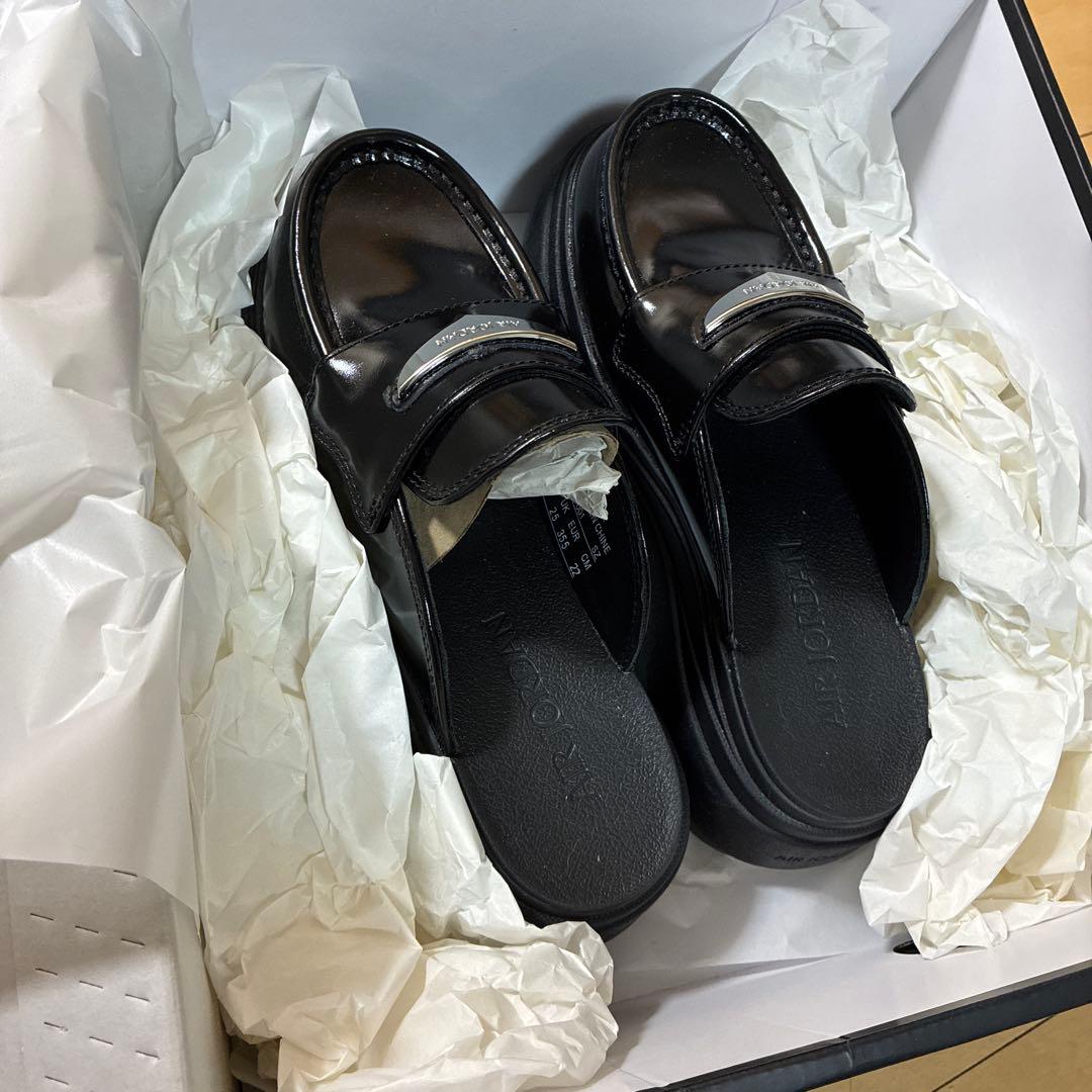 値下げします。AIR JORDAN ブラックローファー US5