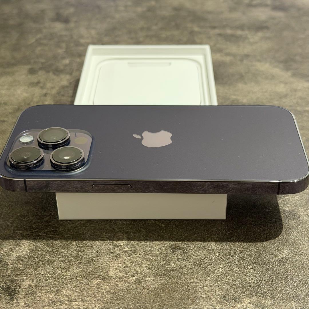【超美品】Apple iPhone 14 Pro ディープパープル 本体