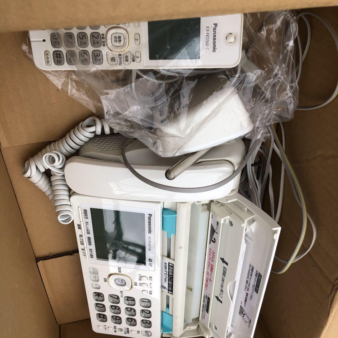 パナソニック製品 ファックス 子機付き ＫＸ−ＰＤ503-W 子機付き
