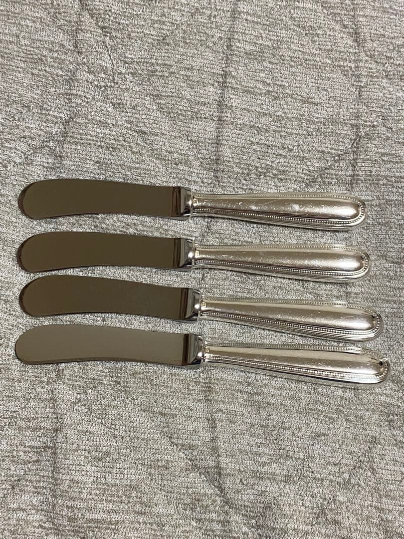 Christofle クリストフル パールシリーズ バターナイフ 4本セット