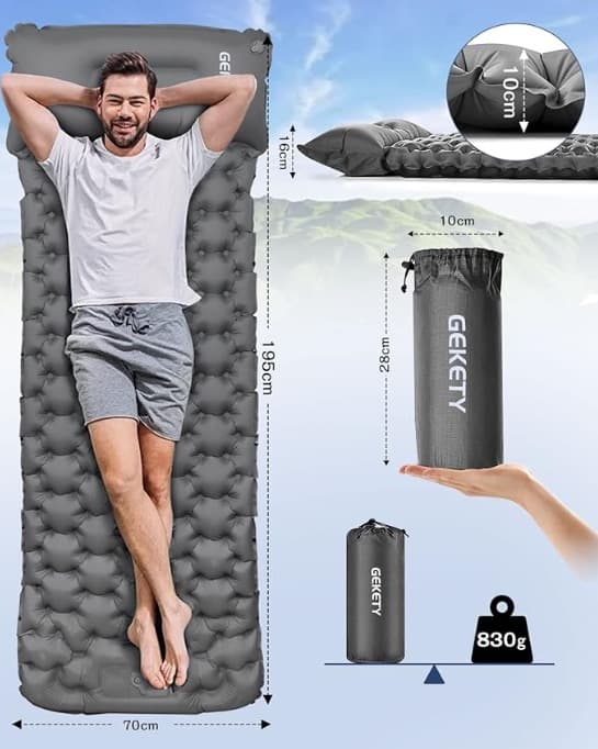 GEKETY エアークッション グレー ３個セット