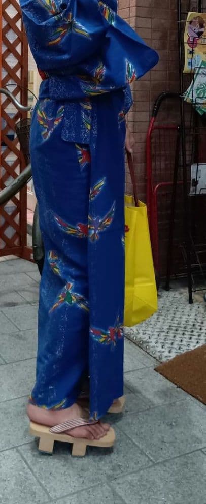 kiyoko　一点物　手描き　型染め　博多織　リバーシブル　手縫い