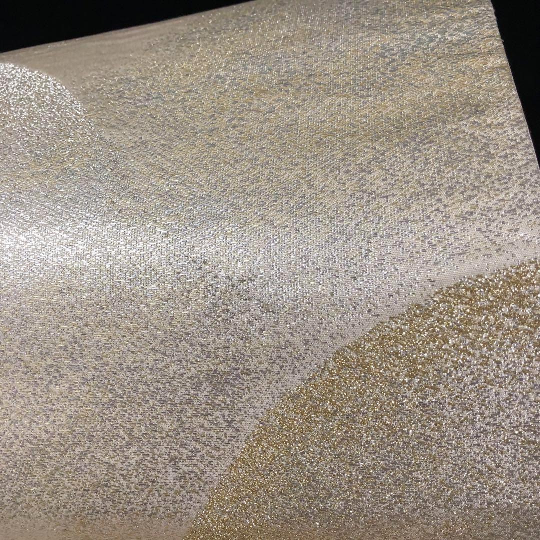 SO-680 SO-364 袋帯 六通 正絹 金銀糸 遠山文様 高級